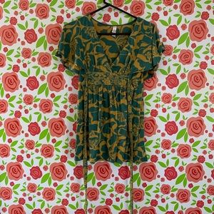 Xhilaration V neck Flare Blouse Top